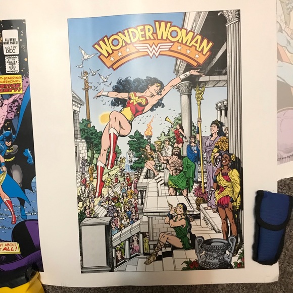 George Perez DC comics Marvel artist portfolio press sheet - Picture 3 of 7